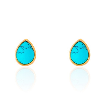 گوشواره اشک فیروزه ای