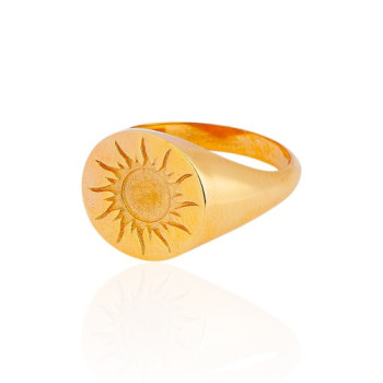 انگشتر یونیسکس مدل خورشیدی